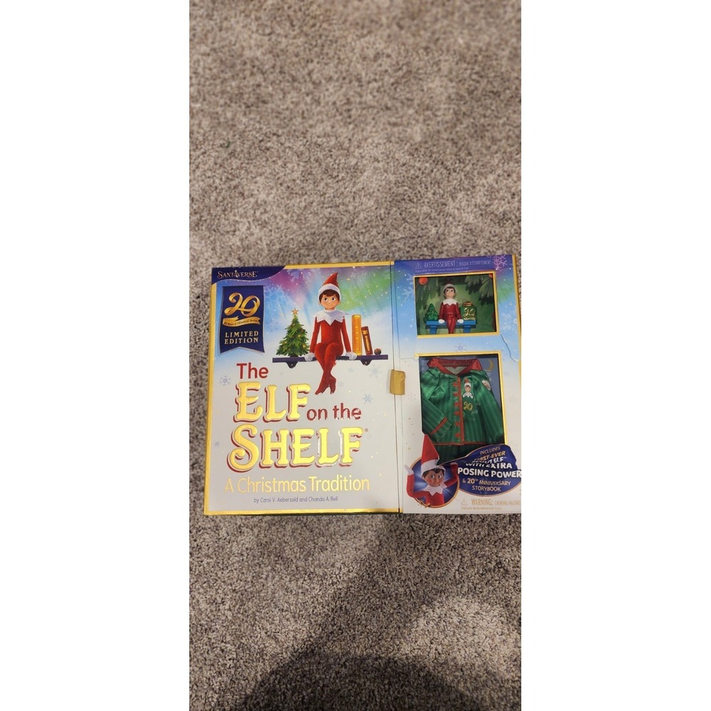 Elf on the Shelf 20th Anniversary Limited Edition Scout Elf Posing Power New Box
